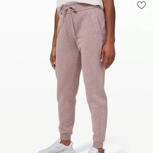 Lululemon Scuba Joggers Size 6 Heathered Dusty Rose Pink